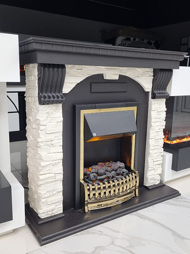 Dimplex Luxemburg очаг Atherton сланец/темный дуб (каменный) (выставочный образец)_6
