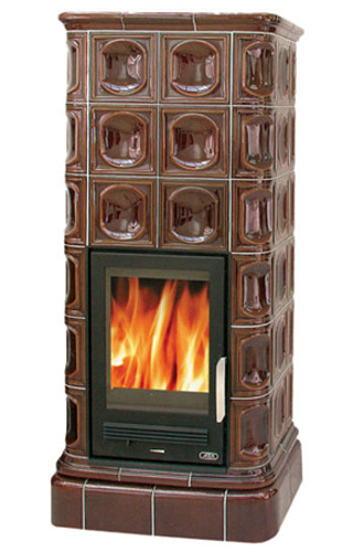 Керамическая печь KALEDONIE L, с чугунной топкой_0