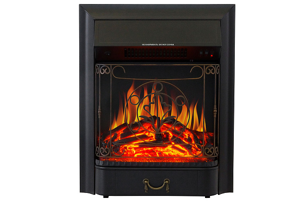 Royal Flame Venice с очагом Majestic FX Black фактурный белый_2